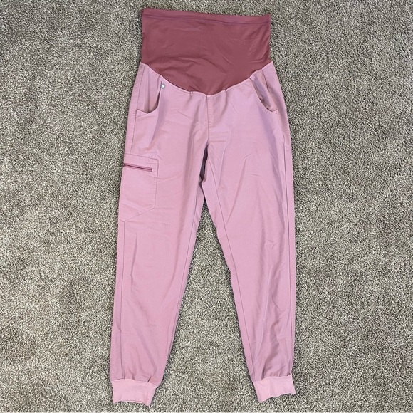Figs Pants - Figs Maternity Zamora Jogger Scrub Pants Mineral Mauve Women’s Size Small Nurse
